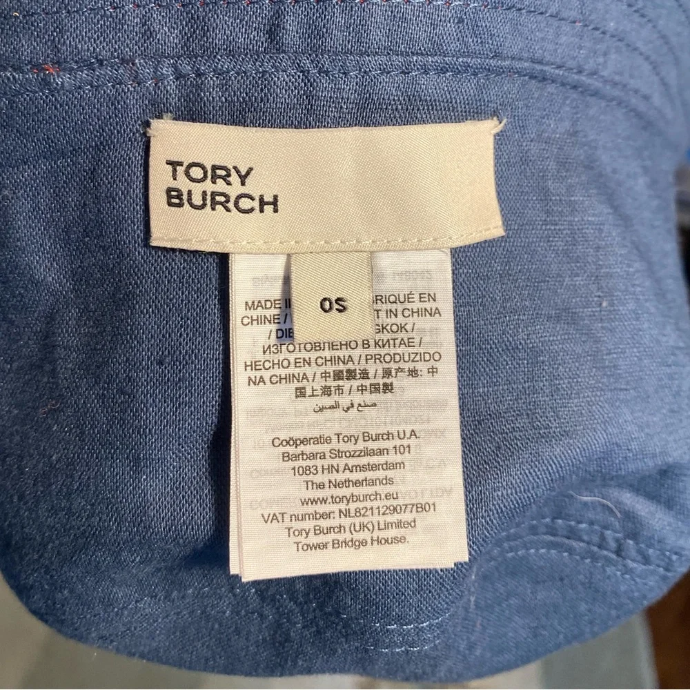 TORY BURCH Plaid Reversible Short Brim Bucket Hat NWOT - Picture 8 of 11